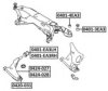 MITSUBISHI MB303626 Control Arm-/Trailing Arm Bush